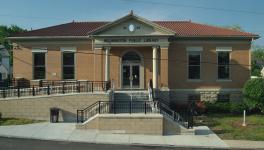 Main Library entrance, circa 2019