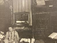 Wilmington Public Library Association's first library and first librarian, Minnie Farren,  circa 1900